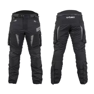 Мото панталони W-TEC Aircross - черно-жълто
