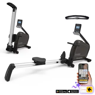 Гребен тренажор inSPORTline  inCondi RW60 - черен