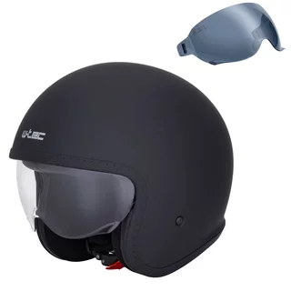 Мотоциклетна каска W-TEC Valkorne Noir - черен мат