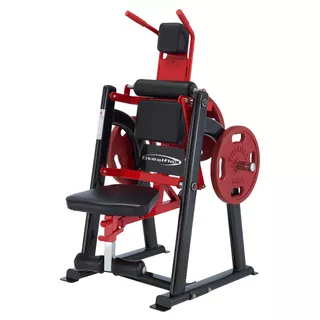 Машина за коремна преса Steelflex Plateload Line PLAC - черно и червено