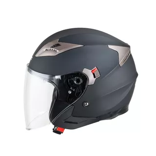 Мото каска W-TEC Putta - черен мат