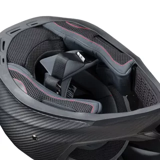 Мото каска  W-TEC Crosscomp - karbon mat