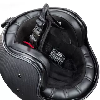 Мото каска W-TEC Angeric Matt Carbon - мат карбон