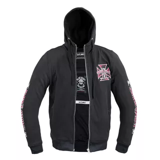 Мъжки мото суитшърт W-TEC Black Heart Vintage Iron - черен