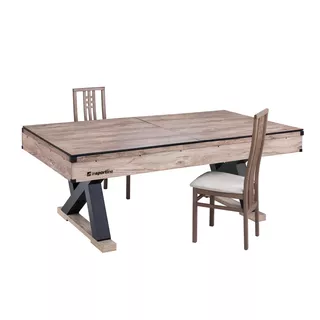 Маса за билярд 3v1 inSPORTline Residento - dark wood