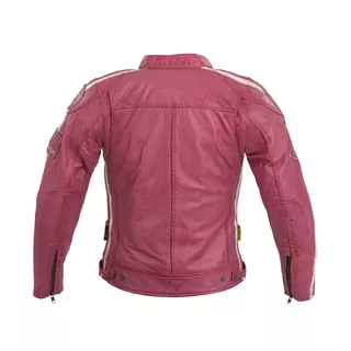 Дамско кожено мото яке W-TEC Sheawen Lady Pink - розов