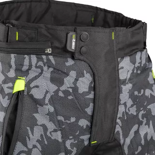 Мъжки летен мото панталон W-TEC Toregate - Black-Grey Digi-Camo