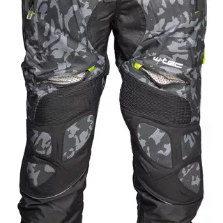 Мъжки летен мото панталон W-TEC Toregate - Black-Grey Digi-Camo