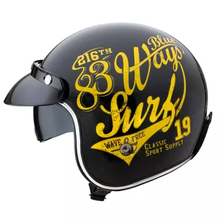 Мото каска W-TEC Café Racer - Vintage Garage
