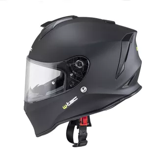 Мото каска W-TEC Integra Solid - матово черно