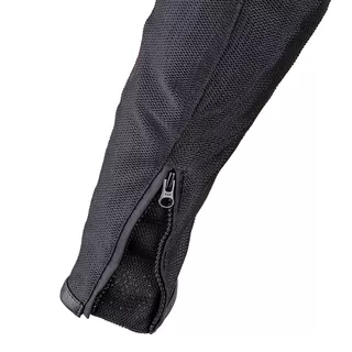 Мъжко мото яке W-TEC 2Stripe - черно-бежово-оранжев