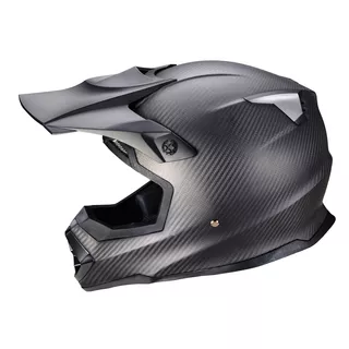 Мото каска  W-TEC Crosscomp - karbon mat