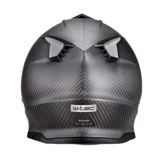 Мото каска  W-TEC Crosscomp - karbon mat