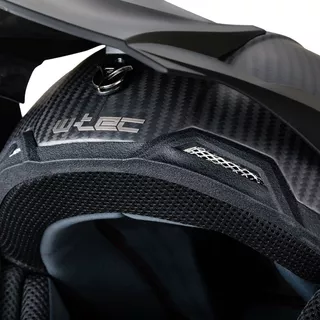Мото каска  W-TEC Crosscomp - karbon mat