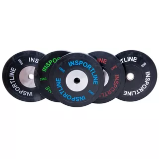 Олимпийска тежест inSPORTline Bumper Plate 25 kg