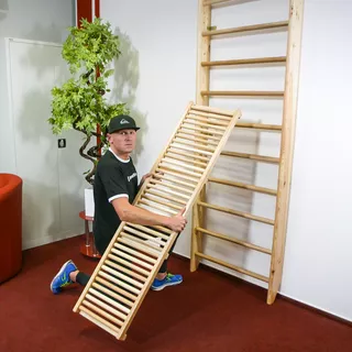 Шведска стена inSPORTline Dremar 230 x 90 см. - лакирана