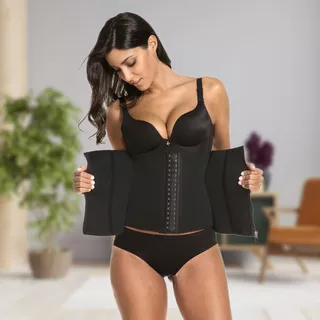 Фитнес корсет inSPORTline Corbro - черен
