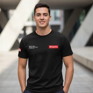 Тениска inSPORTline Signature - черен