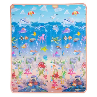 Детско килимче за игра inSPORTline Lhotino 150x180x1,5 см - река/океан