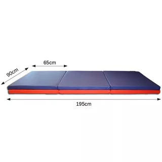 Гимнастически дюшек inSPORTline Pliago 195x90x5 см - син