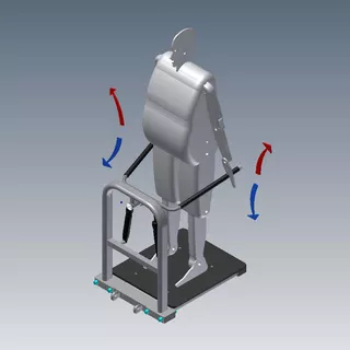 Силов уред за горна част Hydraulicline CEO200 - черен