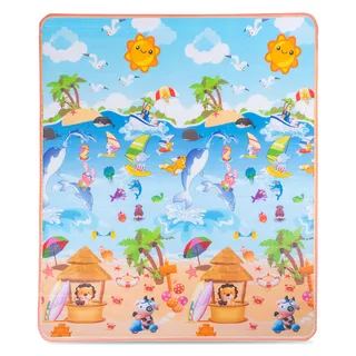 Детско килимче за игра inSPORTline Lhotino 150x180x1,5 см - река/океан