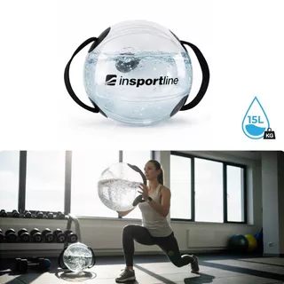 Фитнес топка с вода inSPORTline Flowball 30 см - до 15 кг