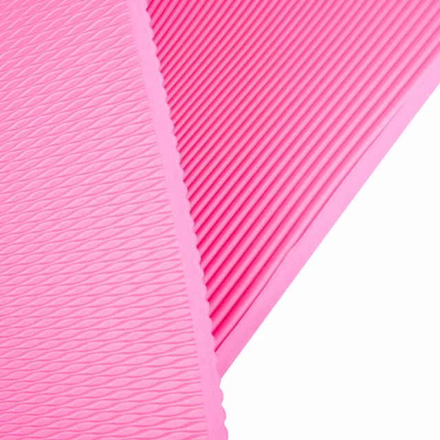 Постелка за йога inSPORTline Profi 100 cm - Розово/червено/