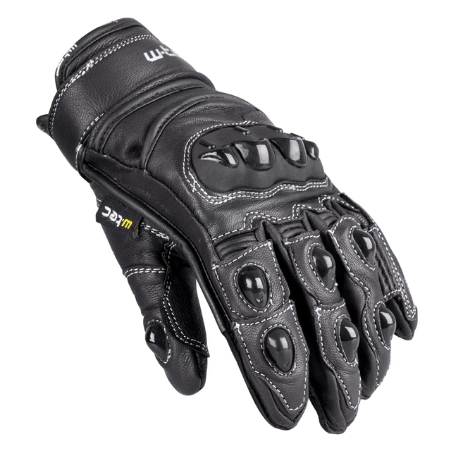 Мото ръкавици W-TEC MBG-1621-16 - черен-бял - черен