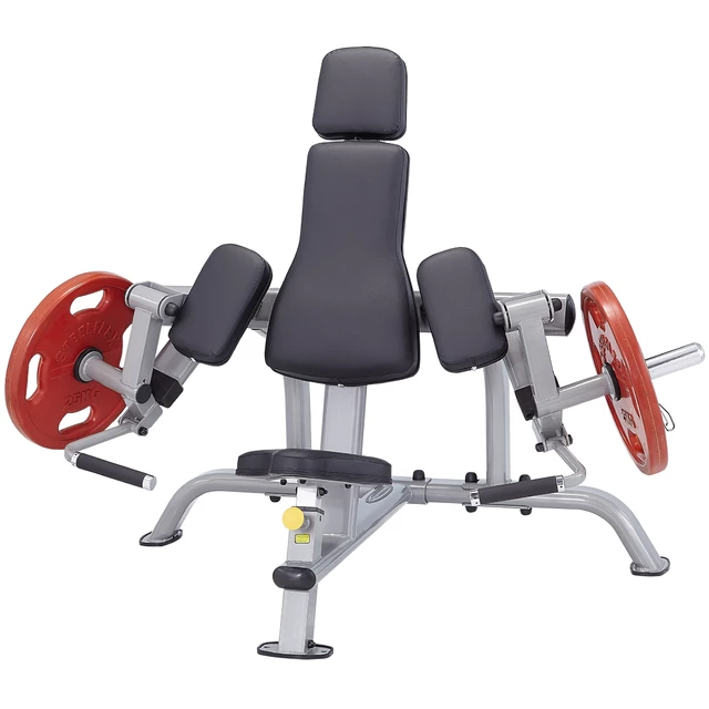 Машина за бицепс Steelflex PlateLoad line PLBC - черно и червено