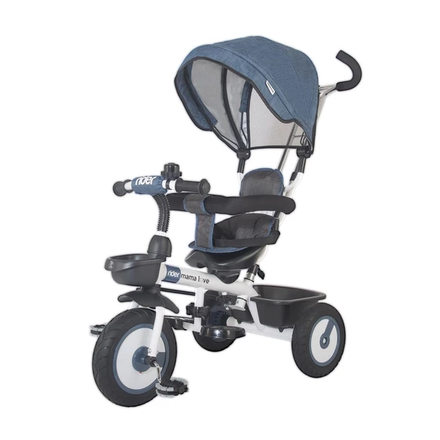 Детска триколка MamaLove Rider - виолетов - син