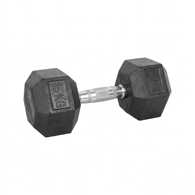 Шестоъгълен дъмбел inSPORTline Hexclusive 15 кг