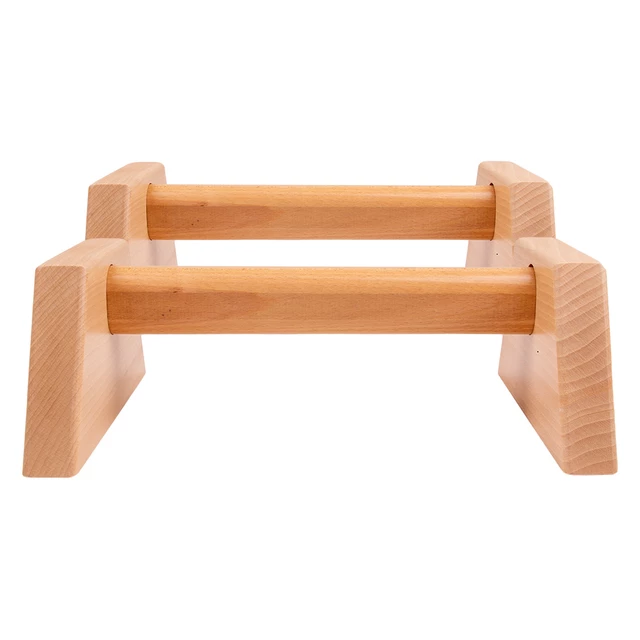 Дървени дръжки за лицеви опори inSPORTline Dremar DR30