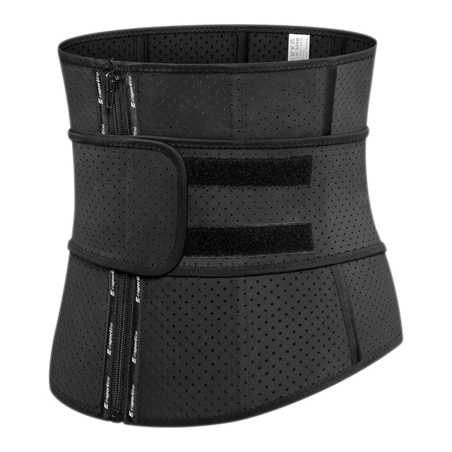 Фитнес корсет inSPORTline Corwaist - черен