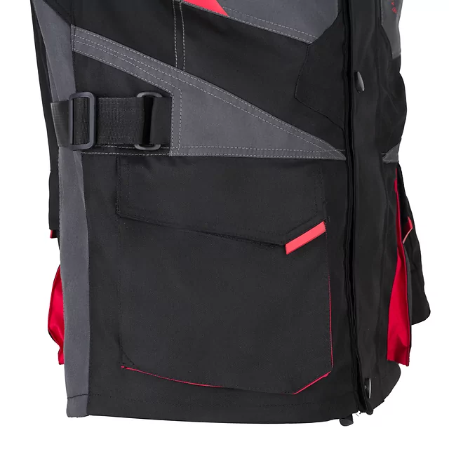 Мъжко мото яке  W-TEC Burdys Evo - черен-сив