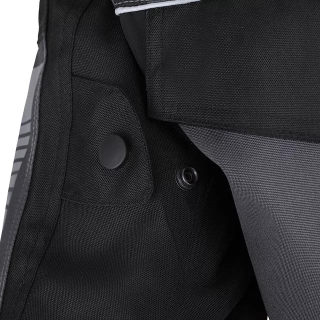 Мъжко мото яке  W-TEC Burdys Evo - черен-сив