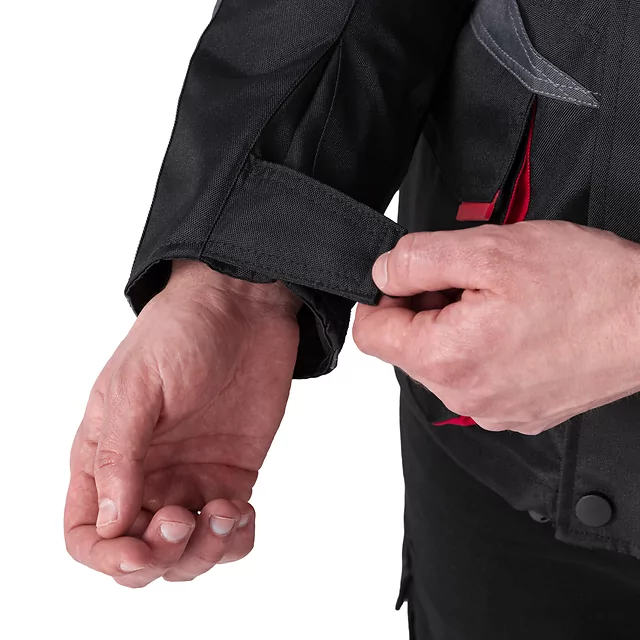 Мъжко мото яке  W-TEC Burdys Evo - черен-сив