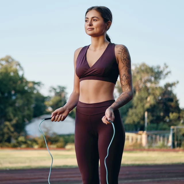 Въже за скачане inSPORTline JumpSpeed - син