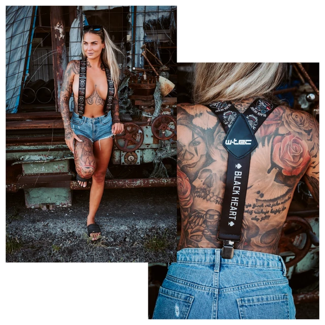 Тиранти W-TEC Black Heart Suspenders - Warhawk