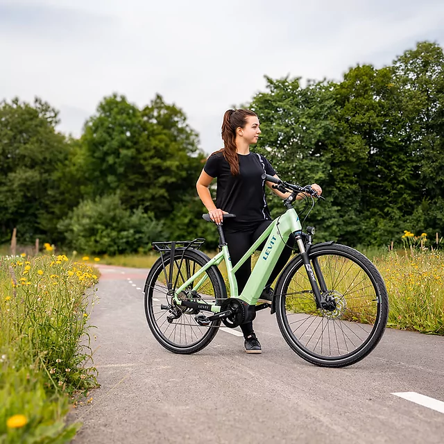 Трекинг E-Bike Levit Columba Bosch Performance 625 28” - Matt Mint