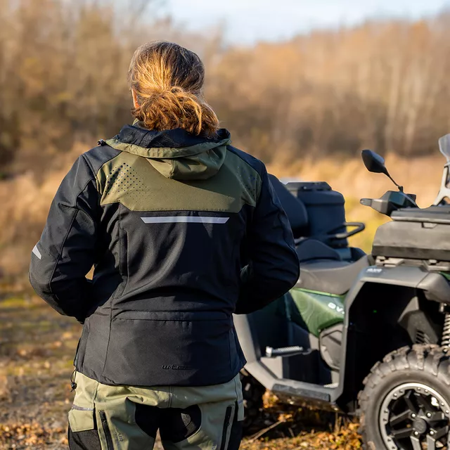 Мъжко софтшел яке за мотор W-TEC Annorack - черен