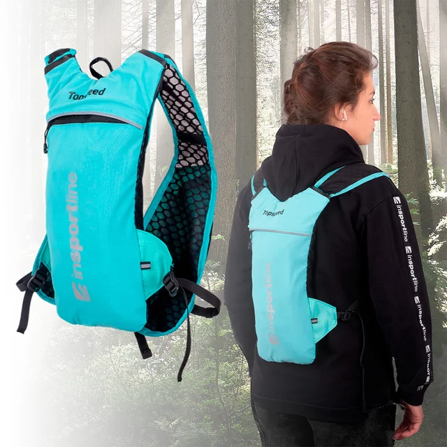 Раница за бягане inSPORTline Topspeed - тюркоаз