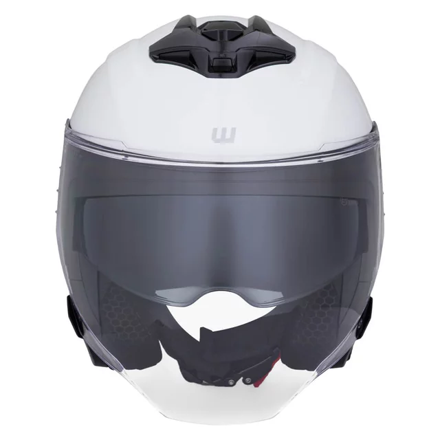 Мото каска W-TEC Voltik - бял гланц