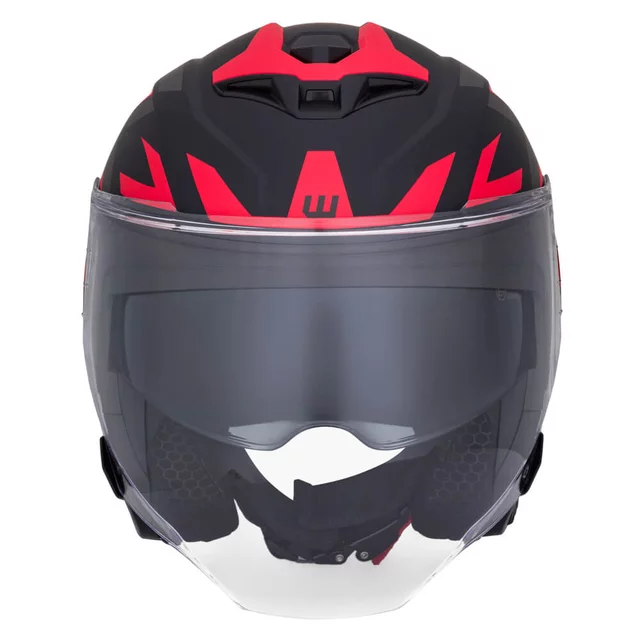 Мото каска W-TEC Voltik Graphic - жълто
