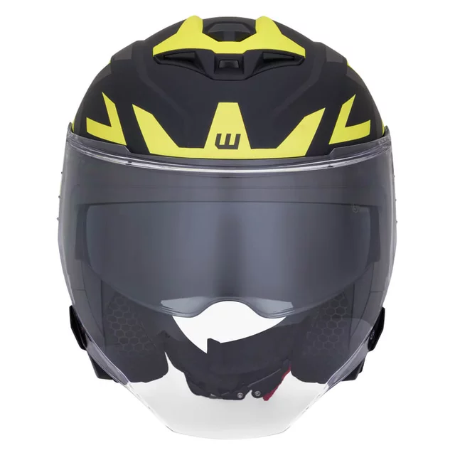 Мото каска W-TEC Voltik Graphic - жълто