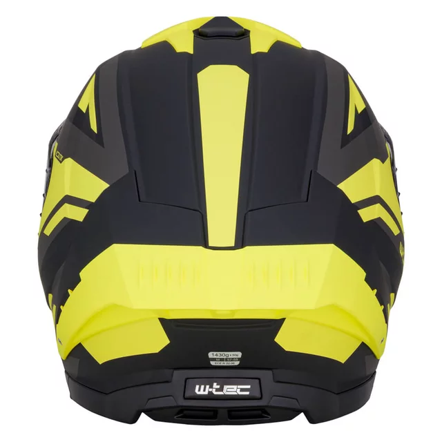 Мото каска W-TEC Voltik Graphic - жълто