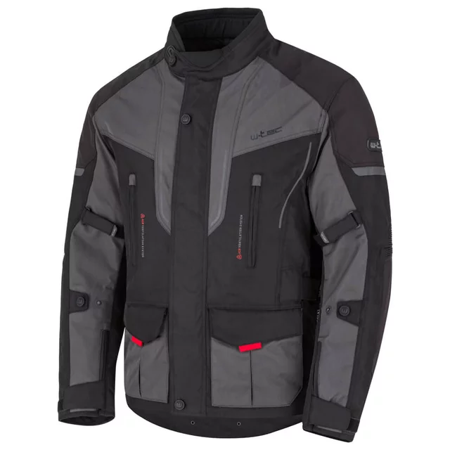 Pánská moto bunda W-TEC Xeniaq - черен-сив