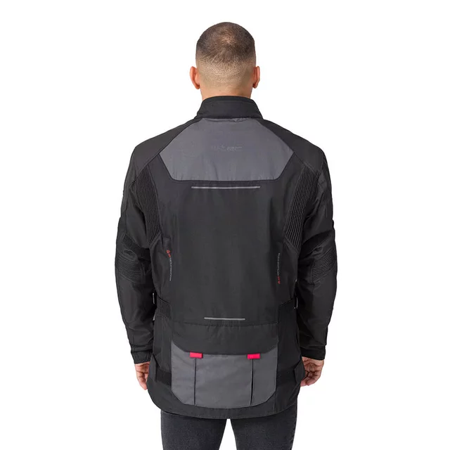 Pánská moto bunda W-TEC Xeniaq - черен-сив