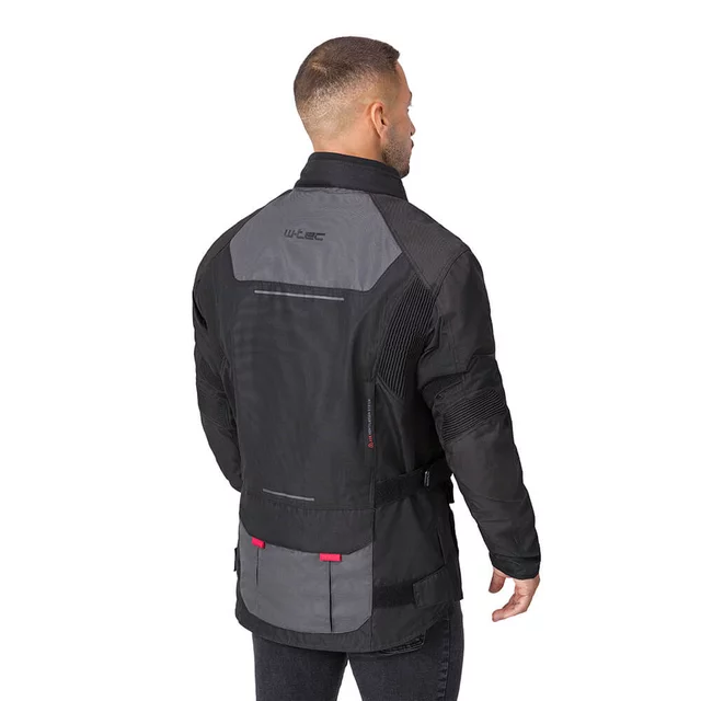 Pánská moto bunda W-TEC Xeniaq - черен-сив
