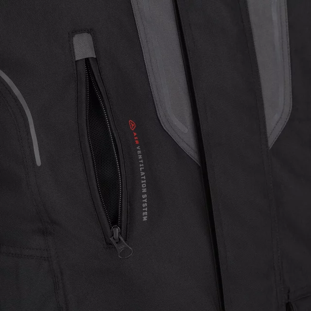 Pánská moto bunda W-TEC Xeniaq - черен-сив